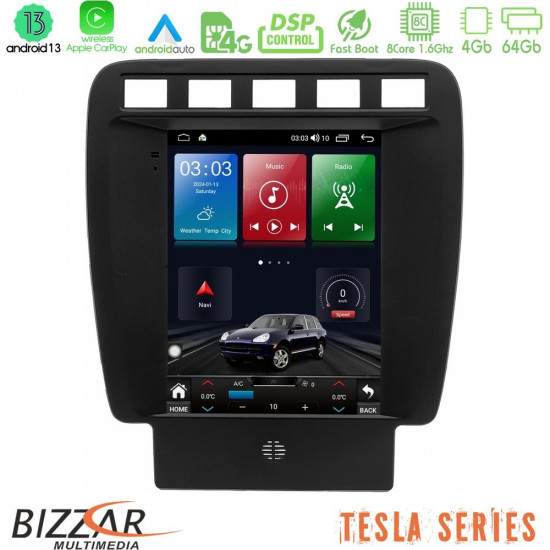 Bizzar Tesla Series 8Core Android13 4+64GB Porsche Cayenne 2003-2010 Navigation Multimedia Tablet 9.7 Bizzar Tesla Series 8Core Android13 4+64GB Porsche Cayenne 2003-2010 Navigation Multimedia Tablet 9.7