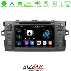 Bizzar Toyota Auris 2007-2012 Android 12 8core 4+64GB Navigation Multimedia (OEM STYLE 7)