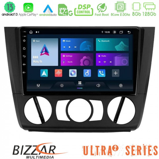 Bizzar Ultra Series BMW 1Series E81/E82/E87/E88 (MANUAL A/C) 8core Android13 8+128GB Navigation Multimedia Tablet 9 Bizzar Ultra Series BMW 1Series E81/E82/E87/E88 (MANUAL A/C) 8core Android13 8+128GB Navigation Multimedia Tablet 9