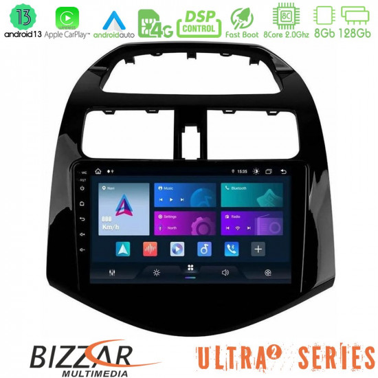 Bizzar Ultra Series Chevrolet Spark 2009-2015 8core Android13 8+128GB Navigation Multimedia Tablet 9 Bizzar Ultra Series Chevrolet Spark 2009-2015 8core Android13 8+128GB Navigation Multimedia Tablet 9