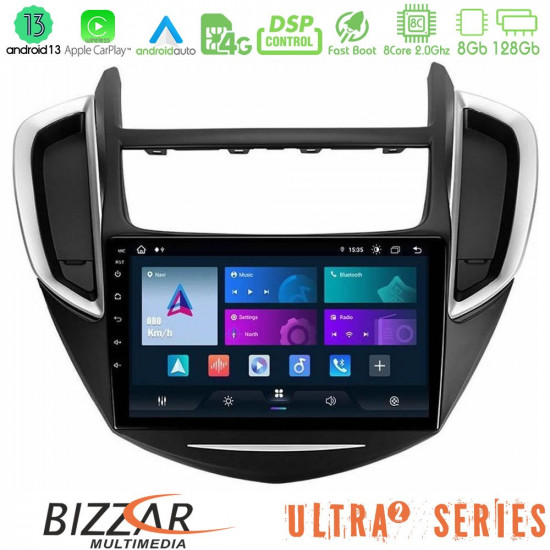 Bizzar Ultra Series Chevrolet Trax 2013-2020 8core Android13 8+128GB Navigation Multimedia Tablet 9 Bizzar Ultra Series Chevrolet Trax 2013-2020 8core Android13 8+128GB Navigation Multimedia Tablet 9