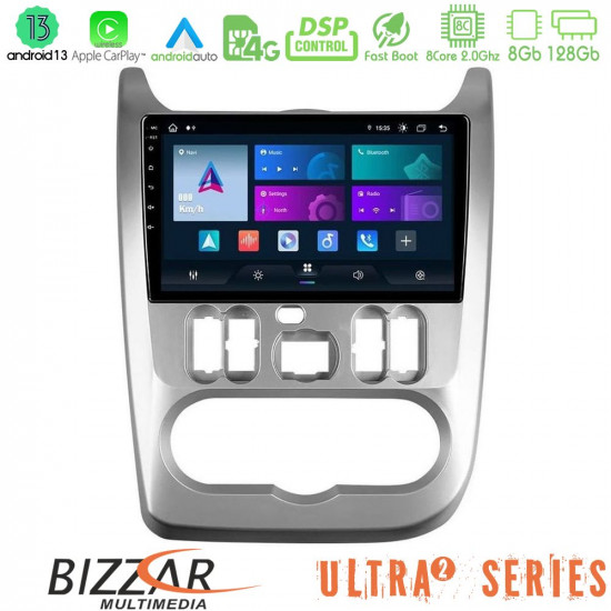 Bizzar Ultra Series Dacia Duster/Sandero/Logan 8core Android13 8+128GB Navigation Multimedia Tablet 9 Bizzar Ultra Series Dacia Duster/Sandero/Logan 8core Android13 8+128GB Navigation Multimedia Tablet 9