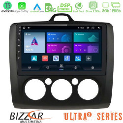 Bizzar Ultra Series Ford Focus Manual AC 8core Android13 8+128GB Navigation Multimedia 9 (Μαύρο Χρώμα) Bizzar Ultra Series Ford Focus Manual AC 8core Android13 8+128GB Navigation Multimedia 9 (Μαύρο Χρώμα)