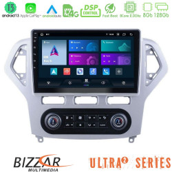 Bizzar Ultra Series Ford Mondeo 2007-2011 (Auto A/C) 8Core Android13 8+128GB Navigation Multimedia Tablet 10 Bizzar Ultra Series Ford Mondeo 2007-2011 (Auto A/C) 8Core Android13 8+128GB Navigation Multimedia Tablet 10