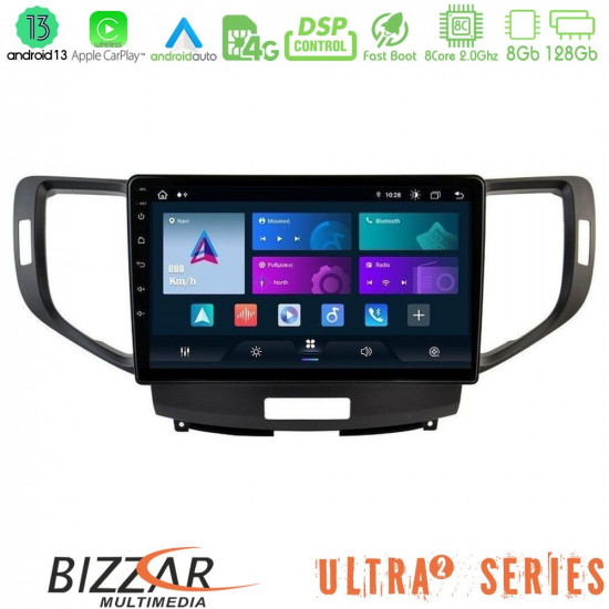 Bizzar Ultra Series Honda Accord 2008-2015 8core Android13 8+128GB Navigation Multimedia Tablet 9 Bizzar Ultra Series Honda Accord 2008-2015 8core Android13 8+128GB Navigation Multimedia Tablet 9