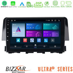Bizzar Ultra Series Honda Civic 2016-2020 8core Android13 8+128GB Navigation Multimedia 9 Bizzar Ultra Series Honda Civic 2016-2020 8core Android13 8+128GB Navigation Multimedia 9