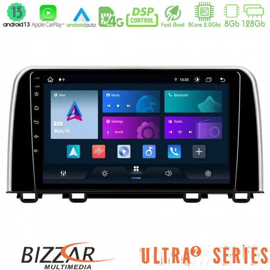 Bizzar Ultra Series Honda CR-V 2019-gt; 8core Android13 8+128GB Navigation Multimedia Tablet 10 Bizzar Ultra Series Honda CR-V 2019-gt; 8core Android13 8+128GB Navigation Multimedia Tablet 10