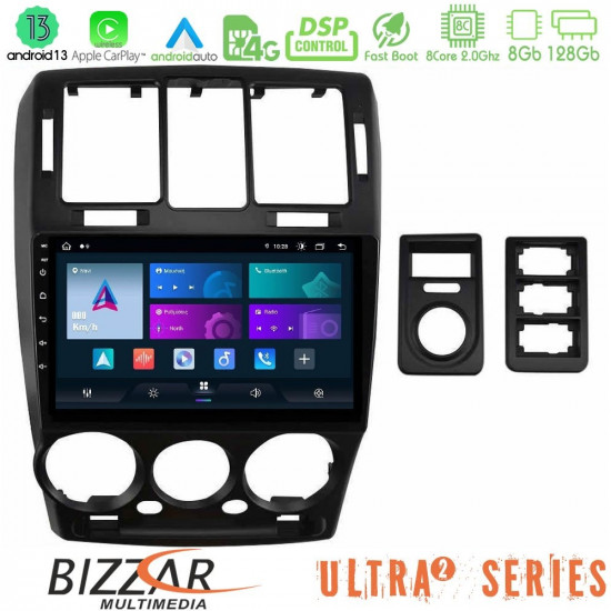 Bizzar Ultra Series Hyundai Getz 2002-2009 8core Android13 8+128GB Navigation Multimedia Tablet 9 Bizzar Ultra Series Hyundai Getz 2002-2009 8core Android13 8+128GB Navigation Multimedia Tablet 9