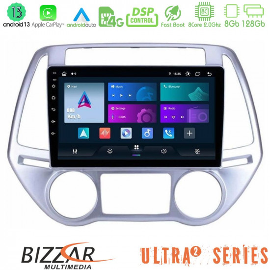Bizzar Ultra Series Hyundai i20 2012-2014 8core Android13 8+128GB Navigation Multimedia Tablet 9 Bizzar Ultra Series Hyundai i20 2012-2014 8core Android13 8+128GB Navigation Multimedia Tablet 9