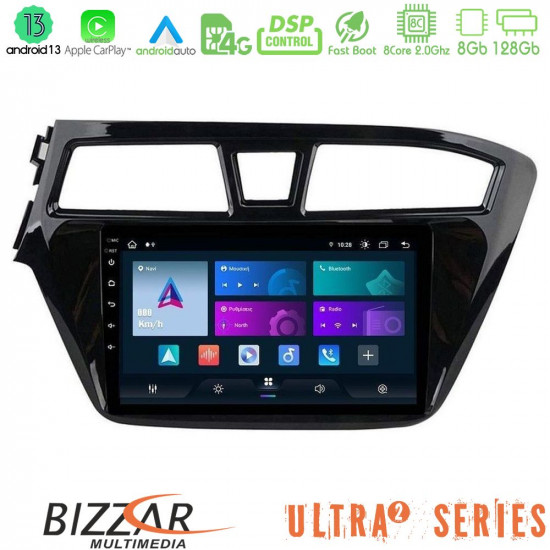 Bizzar Ultra Series Hyundai i20 2014-2018 8core Android13 8+128GB Navigation Multimedia Tablet 9 Bizzar Ultra Series Hyundai i20 2014-2018 8core Android13 8+128GB Navigation Multimedia Tablet 9