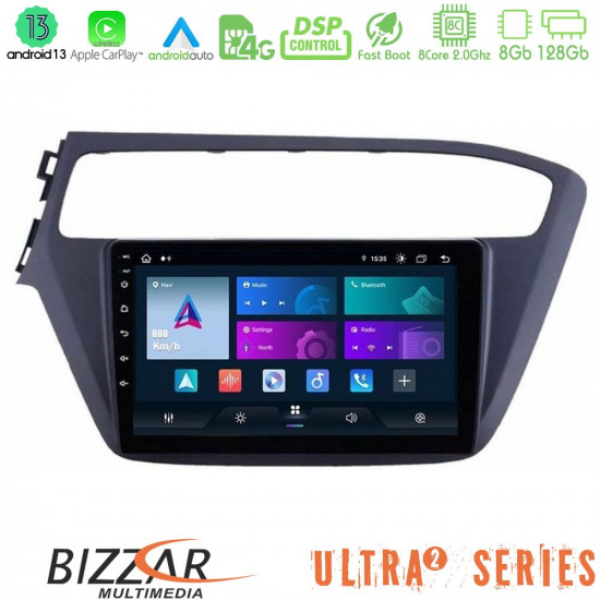Bizzar Ultra Series Hyundai i20 2018-2020 8core Android13 8+128GB Navigation Multimedia Tablet 9 Bizzar Ultra Series Hyundai i20 2018-2020 8core Android13 8+128GB Navigation Multimedia Tablet 9