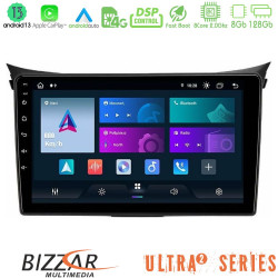 Bizzar Ultra Series Hyundai i30 2012-2017 8Core Android13 8+128GB Navigation Multimedia Tablet 9