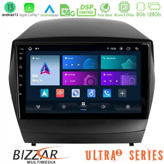 Bizzar Ultra Series Hyundai IX35 Auto A/C 8core Android13 8+128GB Navigation Multimedia Tablet 10 Bizzar Ultra Series Hyundai IX35 Auto A/C 8core Android13 8+128GB Navigation Multimedia Tablet 10