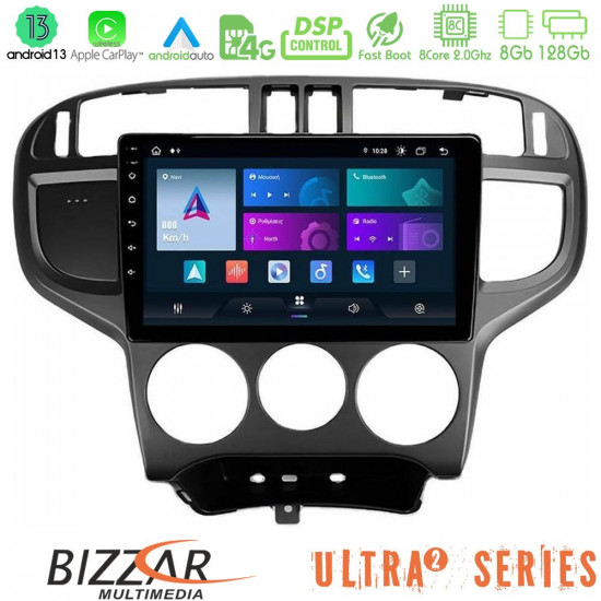 Bizzar Ultra Series Hyundai Matrix 2001-2010 8Core Android13 8+128GB Navigation Multimedia Tablet 9 Bizzar Ultra Series Hyundai Matrix 2001-2010 8Core Android13 8+128GB Navigation Multimedia Tablet 9