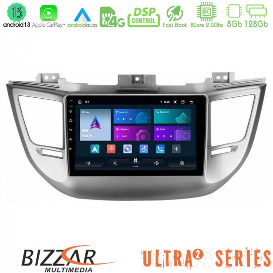 Bizzar Ultra Series Hyundai Tucson 2015-2018 8Core Android13 8+128GB Navigation Multimedia Tablet 9 Bizzar Ultra Series Hyundai Tucson 2015-2018 8Core Android13 8+128GB Navigation Multimedia Tablet 9