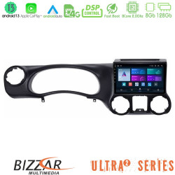 Bizzar Ultra Series Jeep Wrangler 2011-2014 8Core Android13 8+128GB Navigation Multimedia Tablet 10 Bizzar Ultra Series Jeep Wrangler 2011-2014 8Core Android13 8+128GB Navigation Multimedia Tablet 10