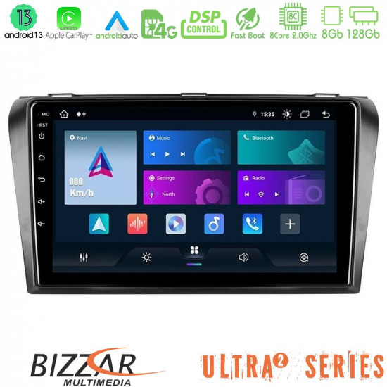 Bizzar Ultra Series Mazda 3 2004-2009 8core Android13 8+128GB Navigation Multimedia Tablet 9 Bizzar Ultra Series Mazda 3 2004-2009 8core Android13 8+128GB Navigation Multimedia Tablet 9