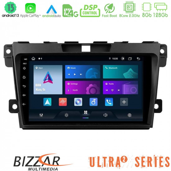 Bizzar Ultra Series Mazda CX-7 2007-2011 8core Android13 8+128GB Navigation Multimedia Tablet 9 Bizzar Ultra Series Mazda CX-7 2007-2011 8core Android13 8+128GB Navigation Multimedia Tablet 9