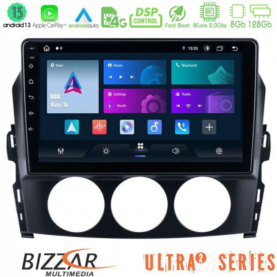 Bizzar Ultra Series Mazda MX-5 2005-2015 8core Android13 8+128GB Navigation Multimedia Tablet 9 Bizzar Ultra Series Mazda MX-5 2005-2015 8core Android13 8+128GB Navigation Multimedia Tablet 9