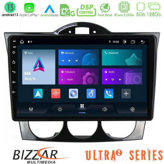 Bizzar Ultra Series Mazda RX8 2003-2008 8Core Android13 8+128GB Navigation Multimedia Tablet 9?