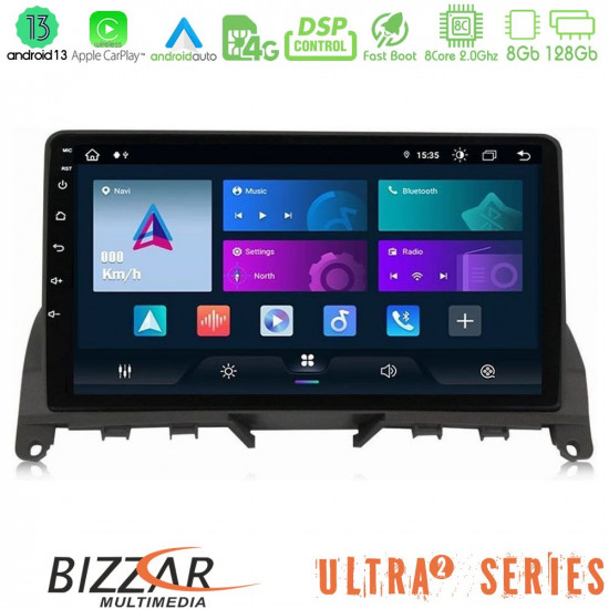 Bizzar Ultra Series Mercedes C Class W204 8core Android13 8+128GB Navigation Multimedia 9 Bizzar Ultra Series Mercedes C Class W204 8core Android13 8+128GB Navigation Multimedia 9