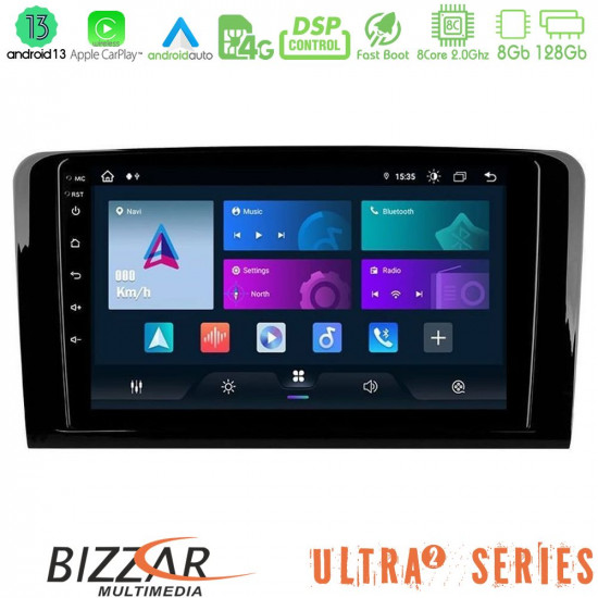 Bizzar Ultra Series Mercedes ML/GL Class 8core Android13 8+128GB Navigation Multimedia Tablet 9 Bizzar Ultra Series Mercedes ML/GL Class 8core Android13 8+128GB Navigation Multimedia Tablet 9