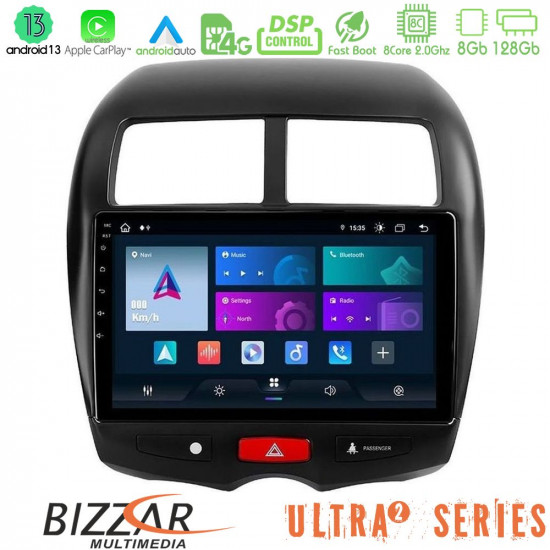Bizzar Ultra Series Mitsubishi ASX 8core Android13 8+128GB Navigation Multimedia Tablet 10 Bizzar Ultra Series Mitsubishi ASX 8core Android13 8+128GB Navigation Multimedia Tablet 10