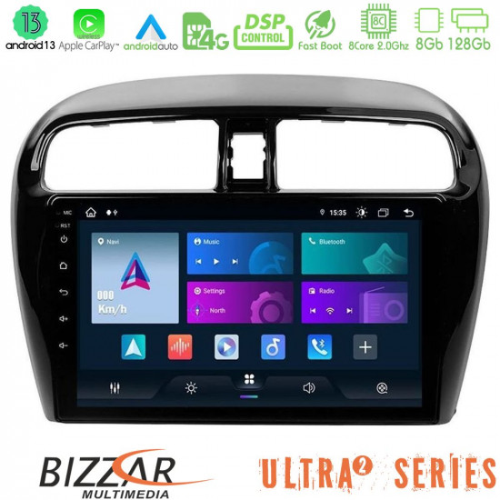 Bizzar Ultra Series Mitsubishi Space Star 2013-2016 8core Android13 8+128GB Navigation Multimedia Tablet 9 Bizzar Ultra Series Mitsubishi Space Star 2013-2016 8core Android13 8+128GB Navigation Multimedia Tablet 9