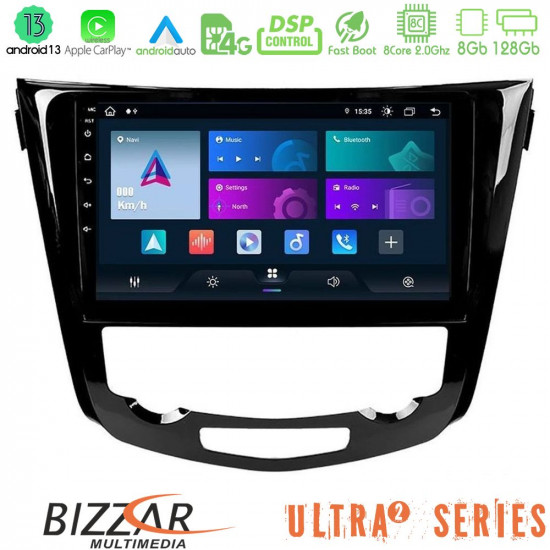 Bizzar Ultra Series Nissan Qashqai J11 (AUTO A/C) 8core Android13 8+128GB Navigation Multimedia Tablet 10 Bizzar Ultra Series Nissan Qashqai J11 (AUTO A/C) 8core Android13 8+128GB Navigation Multimedia Tablet 10
