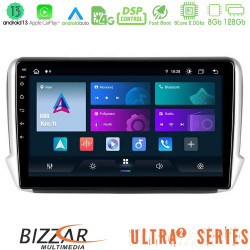 Bizzar Ultra Series Peugeot 208/2008 8core Android13 8+128GB Navigation Multimedia Tablet 10 Bizzar Ultra Series Peugeot 208/2008 8core Android13 8+128GB Navigation Multimedia Tablet 10