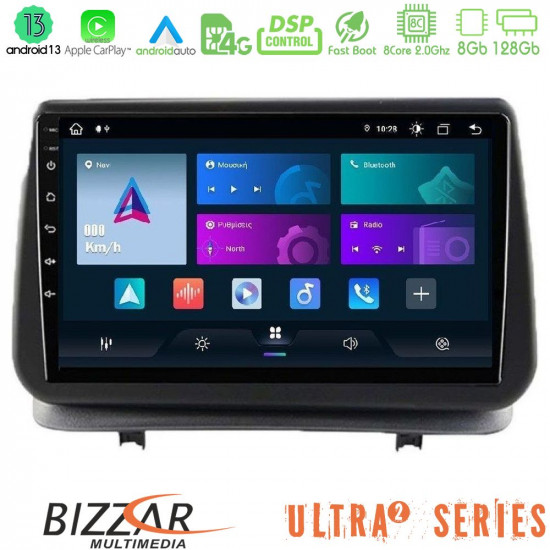 Bizzar Ultra Series Renault Clio 2005-2012 8core Android13 8+128GB Navigation Multimedia Tablet 9 Bizzar Ultra Series Renault Clio 2005-2012 8core Android13 8+128GB Navigation Multimedia Tablet 9