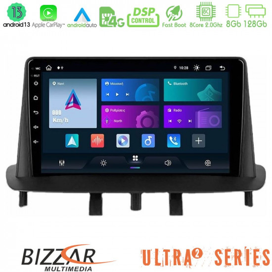 Bizzar Ultra Series Renault Megane 3 2009-2013 8Core Android13 8+128GB Navigation Multimedia Tablet 9 Bizzar Ultra Series Renault Megane 3 2009-2013 8Core Android13 8+128GB Navigation Multimedia Tablet 9