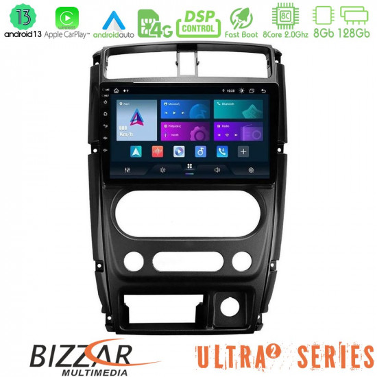 Bizzar Ultra Series Suzuki Jimny 2007-2017 8core Android13 8+128GB Navigation Multimedia Tablet 9 Bizzar Ultra Series Suzuki Jimny 2007-2017 8core Android13 8+128GB Navigation Multimedia Tablet 9