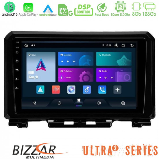 Bizzar Ultra Series Suzuki Jimny 2018-2022 8core Android13 8+128GB Navigation Multimedia Tablet 9 Bizzar Ultra Series Suzuki Jimny 2018-2022 8core Android13 8+128GB Navigation Multimedia Tablet 9
