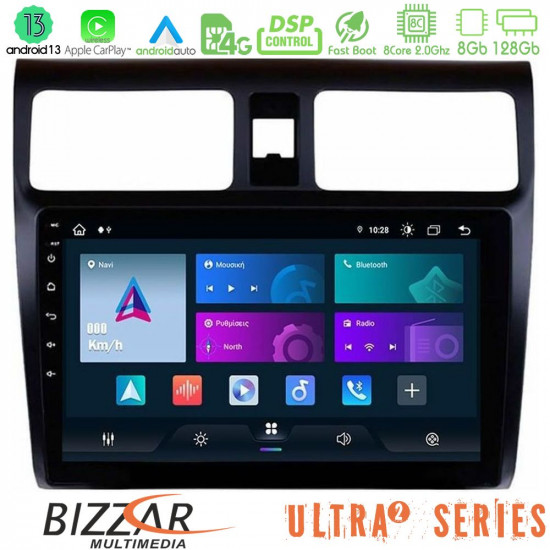 Bizzar Ultra Series Suzuki Swift 2005-2010 8core Android13 8+128GB Navigation Multimedia Tablet 10 Bizzar Ultra Series Suzuki Swift 2005-2010 8core Android13 8+128GB Navigation Multimedia Tablet 10
