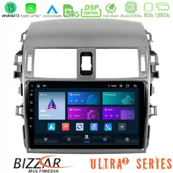 Bizzar Ultra Series Toyota Corolla 2008-2010 8core Android13 8+128GB Navigation Multimedia Tablet 9 Bizzar Ultra Series Toyota Corolla 2008-2010 8core Android13 8+128GB Navigation Multimedia Tablet 9