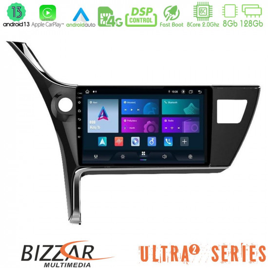 Bizzar Ultra Series Toyota Corolla 2017-2018 8core Android13 8+128GB Navigation Multimedia Tablet 10 Bizzar Ultra Series Toyota Corolla 2017-2018 8core Android13 8+128GB Navigation Multimedia Tablet 10