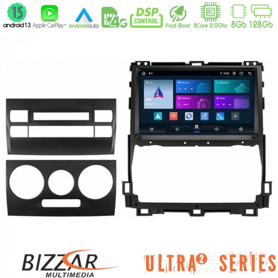 Bizzar Ultra Series Toyota Land Cruiser J120 2002-2009 8Core Android13 8+128GB Navigation Multimedia Tablet 9 Bizzar Ultra Series Toyota Land Cruiser J120 2002-2009 8Core Android13 8+128GB Navigation Multimedia Tablet 9