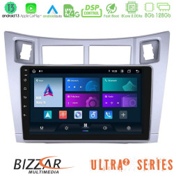 Bizzar Ultra Series Toyota Yaris 8core Android13 8+128GB Navigation Multimedia Tablet 9 (Ασημί Χρώμα) Bizzar Ultra Series Toyota Yaris 8core Android13 8+128GB Navigation Multimedia Tablet 9 (Ασημί Χρώμα)