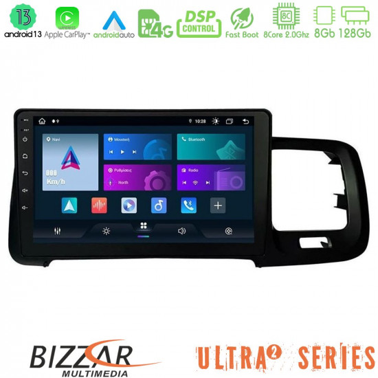 Bizzar Ultra Series Volvo S60 2010-2018 8core Android13 8+128GB Navigation Multimedia Tablet 9 Bizzar Ultra Series Volvo S60 2010-2018 8core Android13 8+128GB Navigation Multimedia Tablet 9