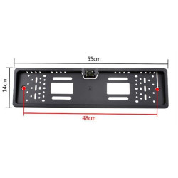 Bizzar Universal Κάμερα Οπισθοπορείας Πινακίδας με LED Bizzar Universal Κάμερα Οπισθοπορείας Πινακίδας με LED