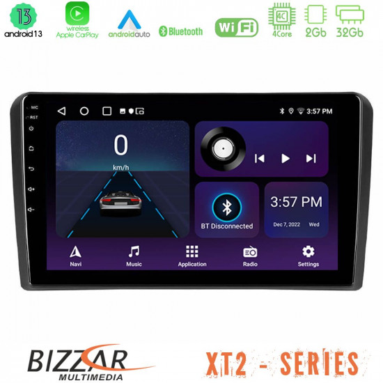 Bizzar XT2 Series 4Core Android13 2+32GB Audi A3 8P Navigation Multimedia Tablet 9 Bizzar XT2 Series 4Core Android13 2+32GB Audi A3 8P Navigation Multimedia Tablet 9