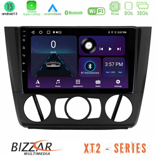 Bizzar XT2 Series 4Core Android13 2+32GB BMW 1Series E81/E82/E87/E88 (MANUAL A/C) Navigation Multimedia Tablet 9 Bizzar XT2 Series 4Core Android13 2+32GB BMW 1Series E81/E82/E87/E88 (MANUAL A/C) Navigation Multimedia Tablet 9