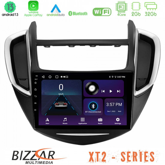 Bizzar XT2 Series 4Core Android13 2+32GB Chevrolet Trax 2013-2020 Navigation Multimedia Tablet 9 Bizzar XT2 Series 4Core Android13 2+32GB Chevrolet Trax 2013-2020 Navigation Multimedia Tablet 9