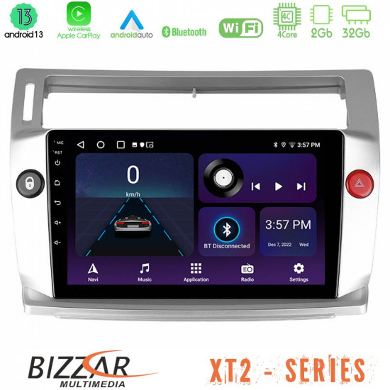 Bizzar XT2 Series 4Core Android13 2+32GB Citroen C4 2004-2010 Navigation Multimedia Tablet 9 Bizzar XT2 Series 4Core Android13 2+32GB Citroen C4 2004-2010 Navigation Multimedia Tablet 9