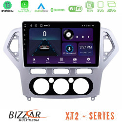 Bizzar XT2 Series 4Core Android13 2+32GB Ford Mondeo 2007-2010 Manual A/C Navigation Multimedia Tablet 10 Bizzar XT2 Series 4Core Android13 2+32GB Ford Mondeo 2007-2010 Manual A/C Navigation Multimedia Tablet 10