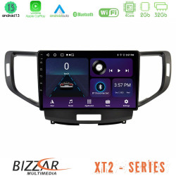Bizzar XT2 Series 4Core Android13 2+32GB Honda Accord 2008-2015 Navigation Multimedia Tablet 9