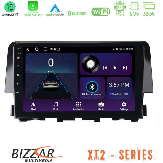 Bizzar XT2 Series 4Core Android13 2+32GB Honda Civic 2016-2020 Navigation Multimedia Tablet 9 Bizzar XT2 Series 4Core Android13 2+32GB Honda Civic 2016-2020 Navigation Multimedia Tablet 9