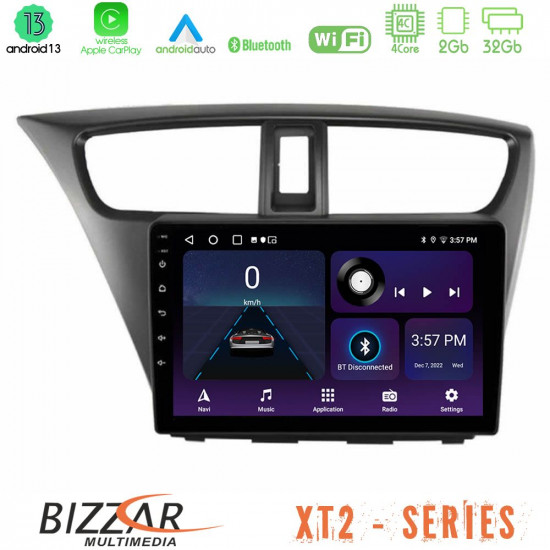 Bizzar XT2 Series 4Core Android13 2+32GB Honda Civic Hatchback 2012-2015 Navigation Multimedia Tablet 9 Bizzar XT2 Series 4Core Android13 2+32GB Honda Civic Hatchback 2012-2015 Navigation Multimedia Tablet 9