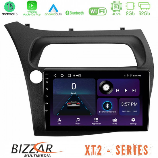 Bizzar XT2 Series 4Core Android13 2+32GB Honda Civic Hatchback Navigation Multimedia Tablet 9 Bizzar XT2 Series 4Core Android13 2+32GB Honda Civic Hatchback Navigation Multimedia Tablet 9